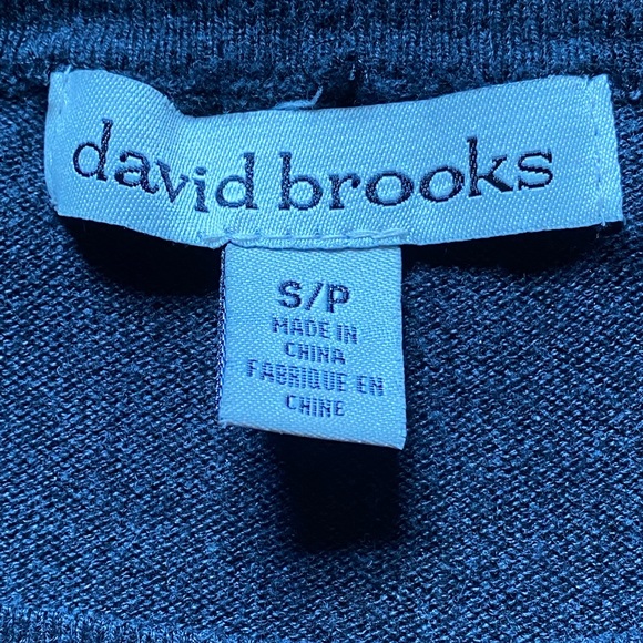 David Brooks dark grey silk mix sweater size S - Picture 5 of 10